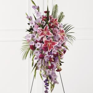 Tender Touch Standing design of pinks lavenders