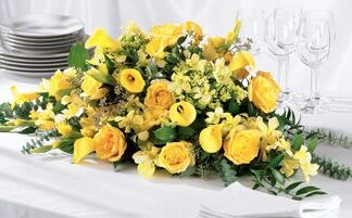 Golden Garden Centerpiece