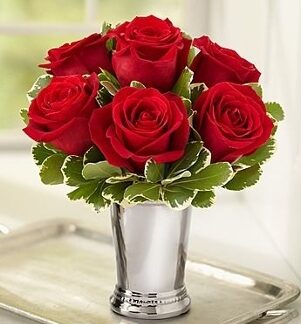 Mint Julep with Roses