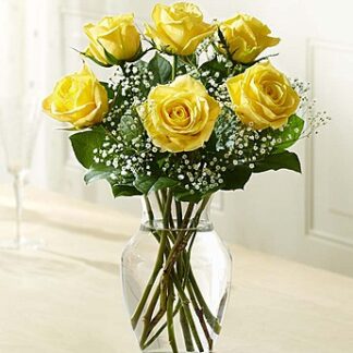 Love's Embrace Roses Yellow