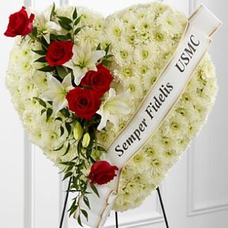 Salute to a Patriot Standing Heart