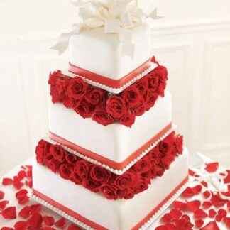 Sweet Roses Cake Decoration