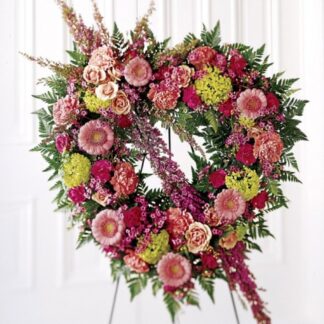 Eternal Rest Heart Wreath