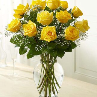 Premium Long Stem Yellow Roses