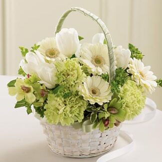 Fresh Picked Flower Girl Basket