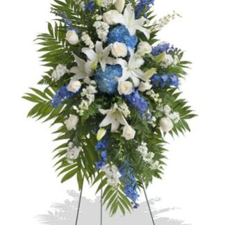 Traditional Standing design blue and white