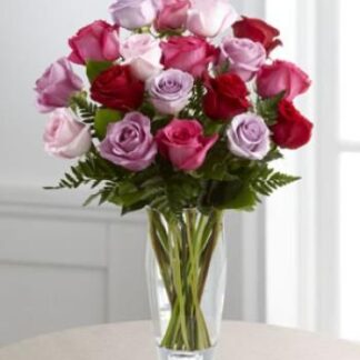 Valentine Color Rose Bouquet