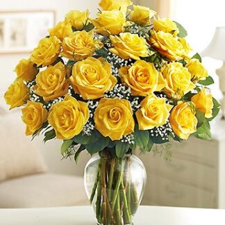 Ultimate Elegance Long Stem Yellow Roses