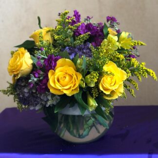 Purple and Gold Tussy