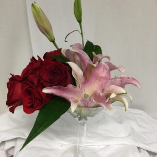 Rose and Lily martini