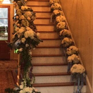 Bridesmaid stairway